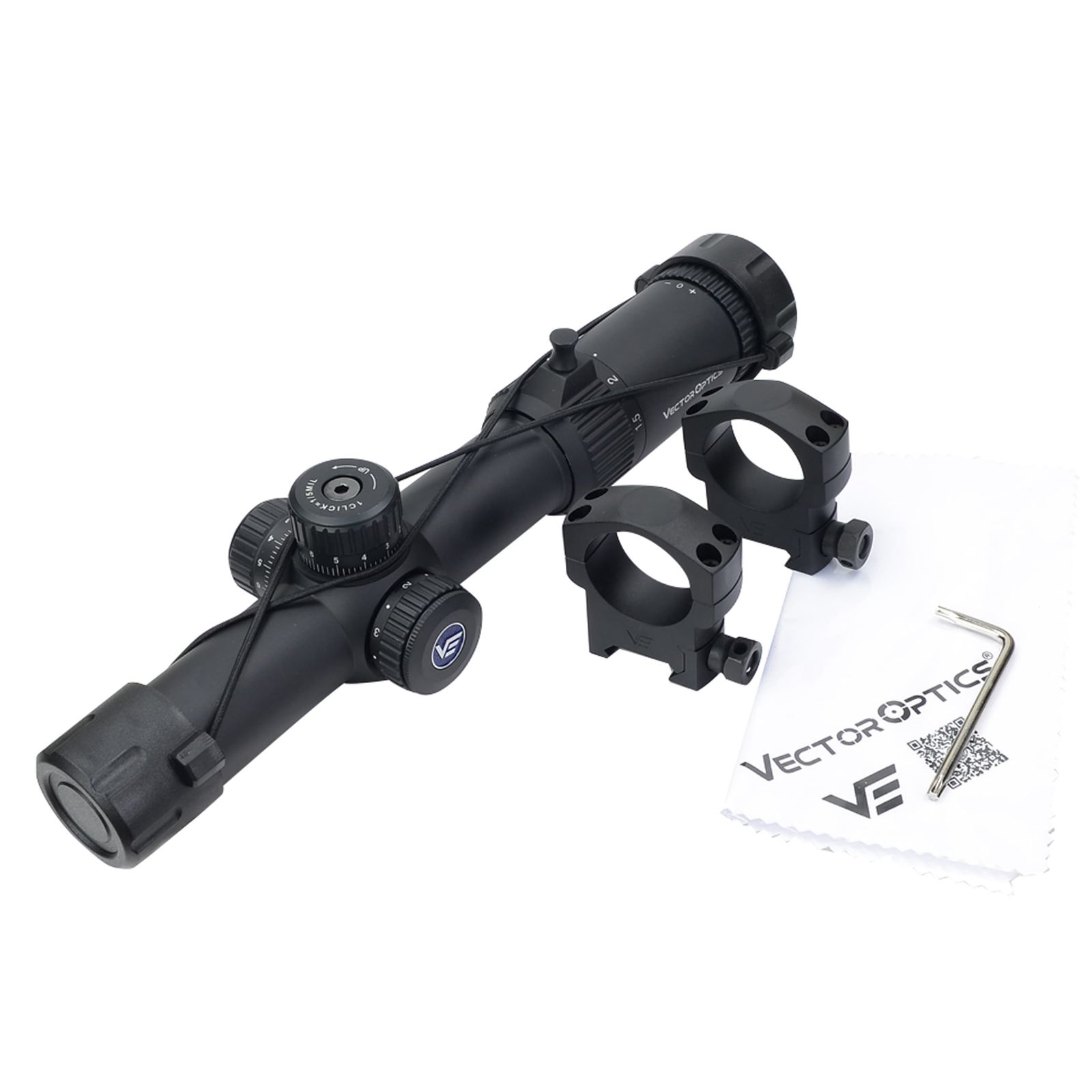 Vector Optics スコープ Forester 1-5x24 Fiber SFP 可変ズーム SCOC