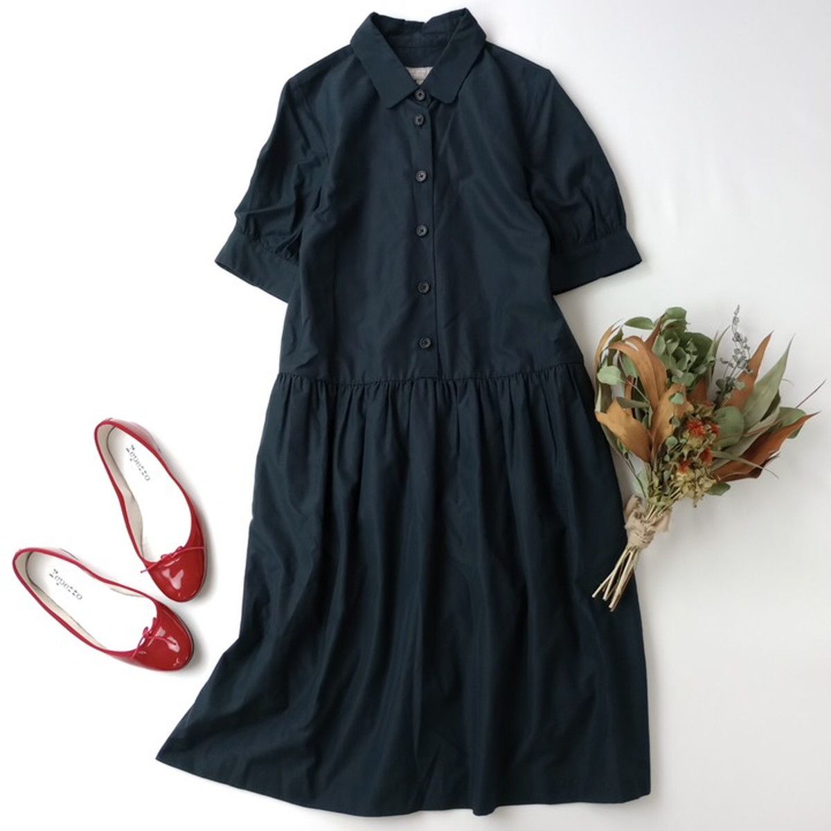 MARGARET HOWELL マーガレットハウエル コットン シルク シャツ