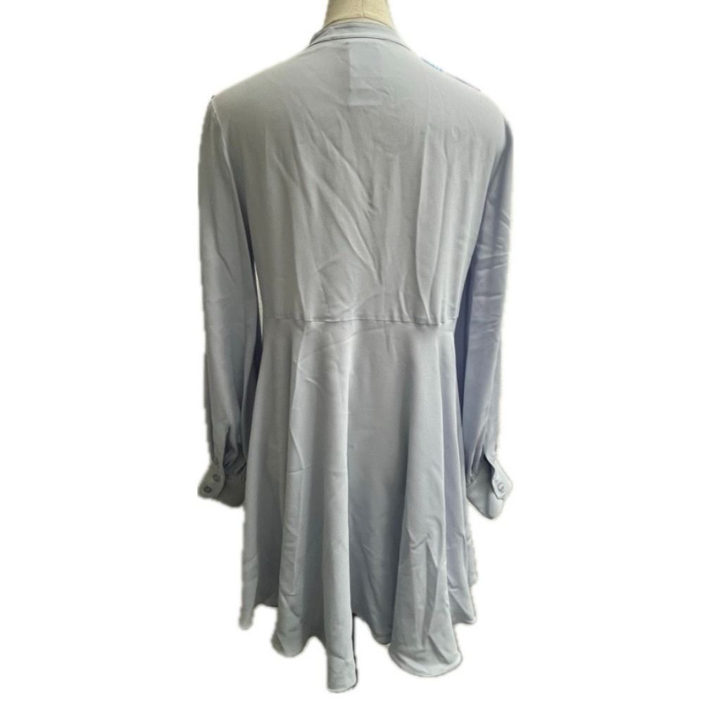  SPORTMAX スポーツマックス ワンピース ブルー 長袖 七分袖 ミニワンピース