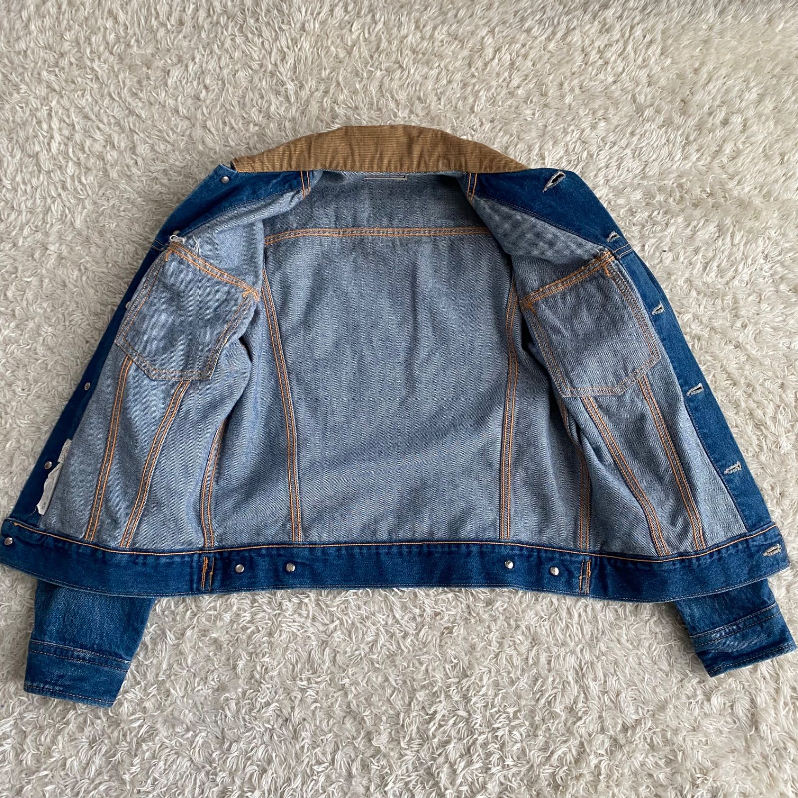 70s EDWIN エドウィン デニムジャケット Gジャン ヴィンテージ 襟 