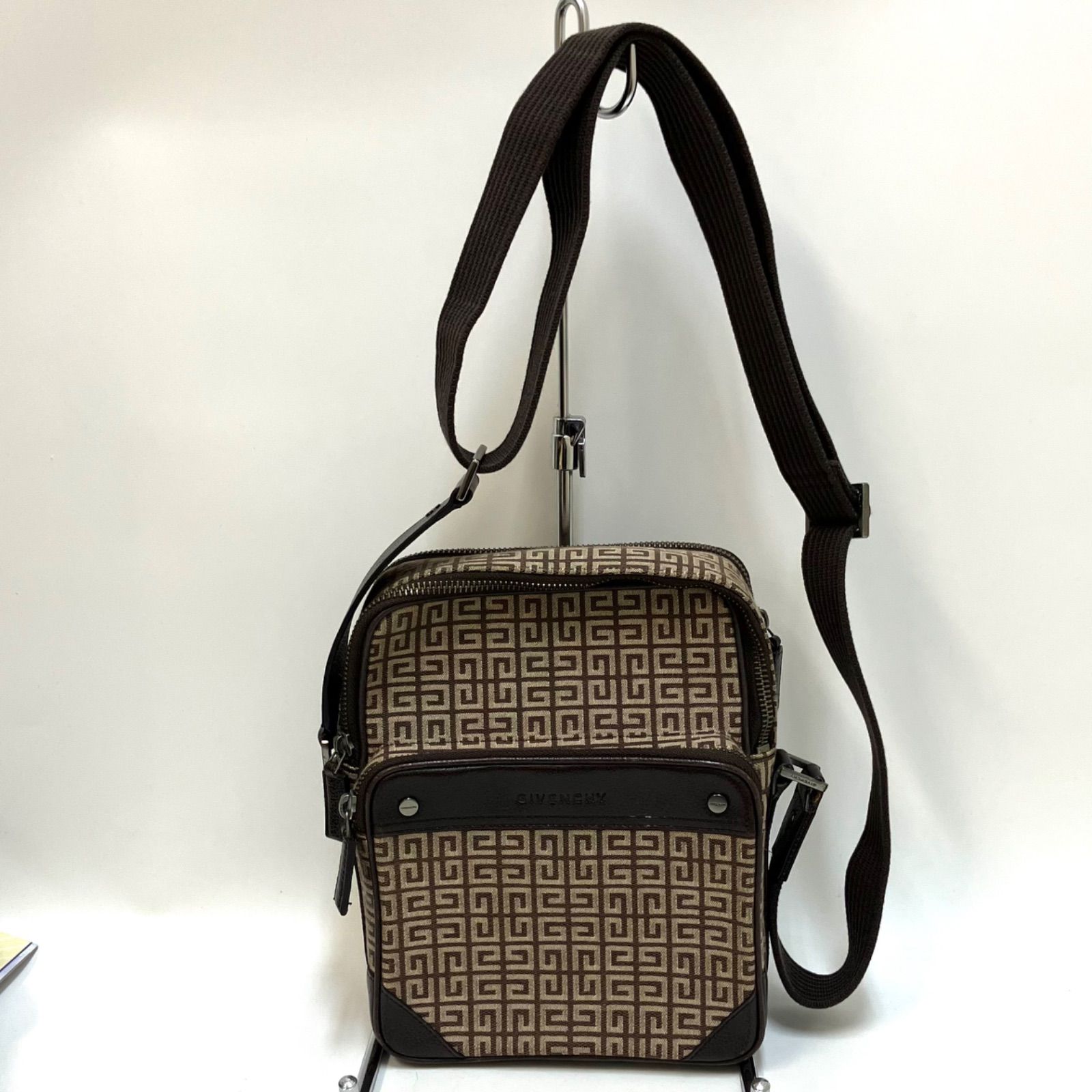 ジバンシー GIVENCHY ショルダーバッグ キャンバス ボックス ☽