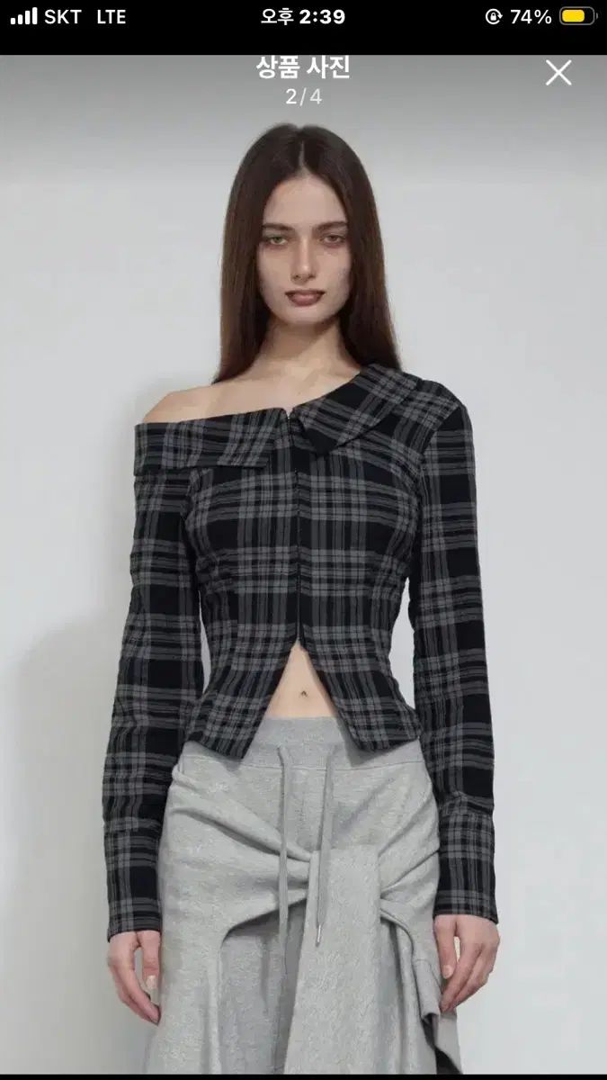 M BOHEMSEO ボヘミアンソウル 片方オフショルダー スリムフィット