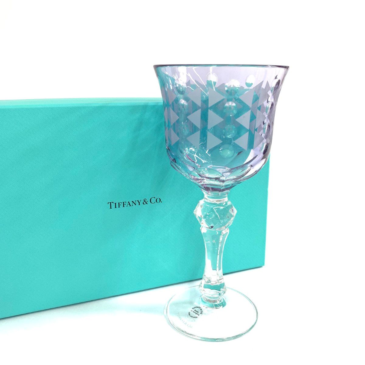 TIFFANY&Co. ティファニー ワイングラス/ベリーズ パープル ユニ