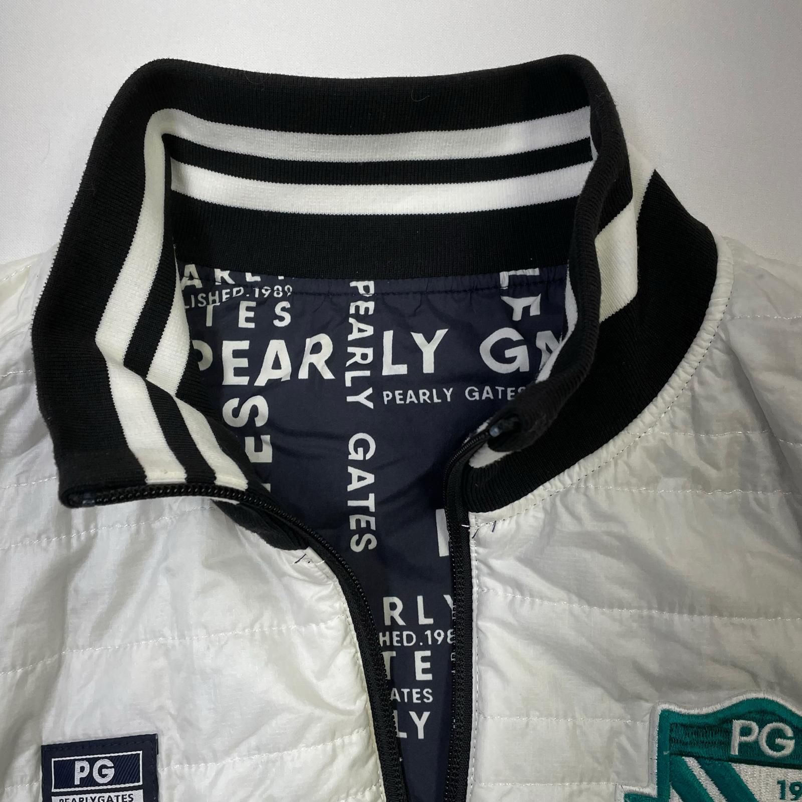 中古 メンズ パーリーゲイツ PEARLY GATES フルジップアウター 4(M) 紺