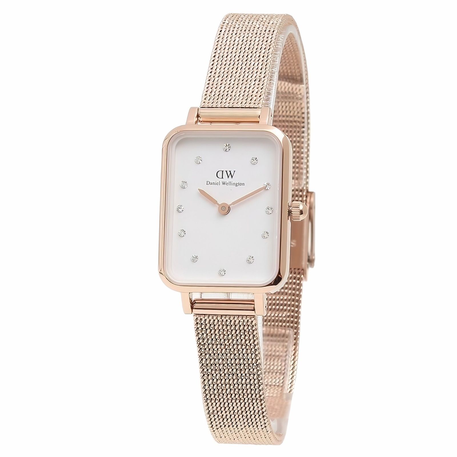 ギフト対応可 ダニエルウェリントン DANIEL WELLINGTON 腕時計 Quadro Lumine Pressed Melrose ローズゴールド ホワイト レディース クオーツ アナログ おしゃれ ブランド 記念 プレゼント
