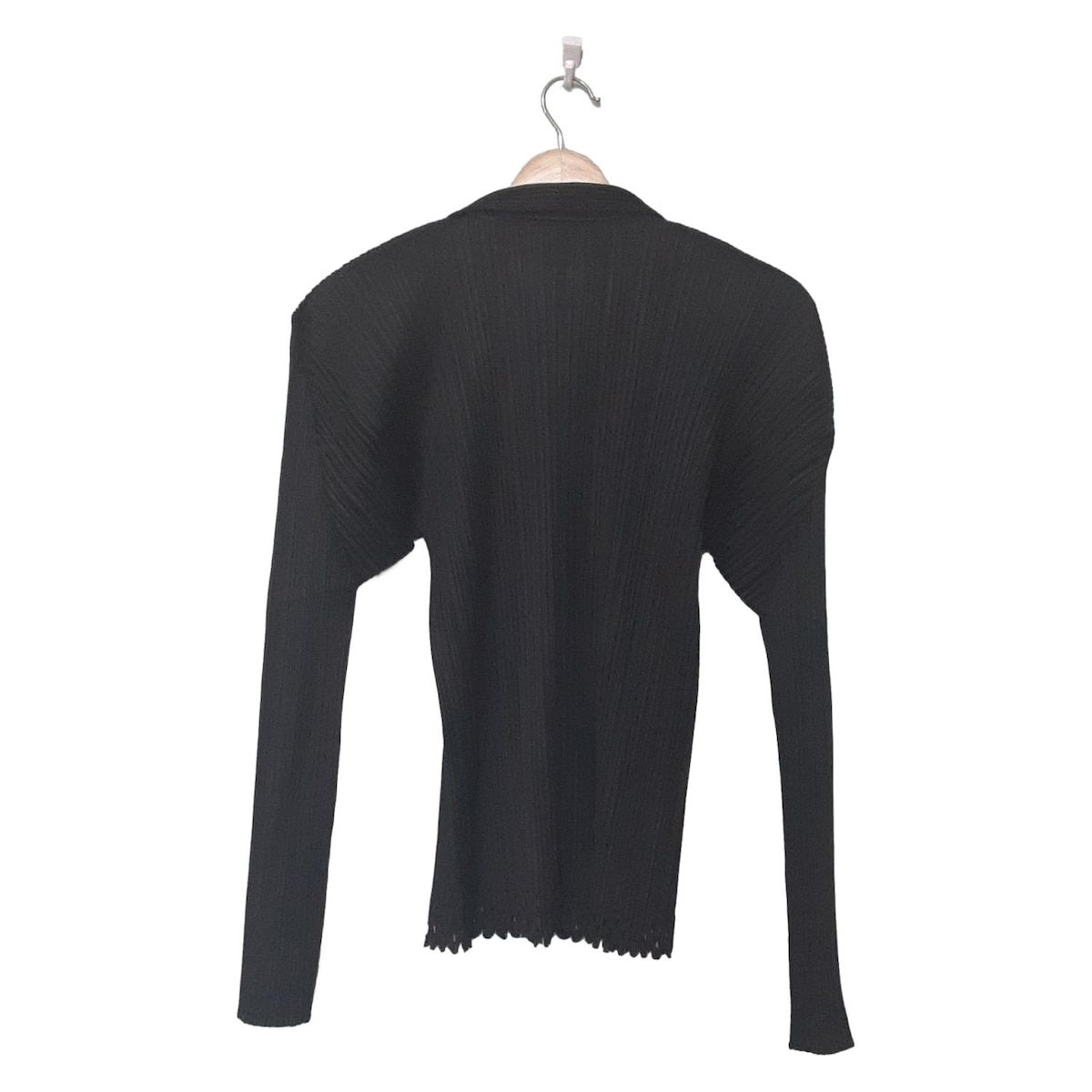 PLEATS PLEASE プリーツプリーズ長袖カットソー　ブラック　黒 PLEATS PLEASE(プリーツプリーズ) 長袖シャツブラウス サイズ4 XL