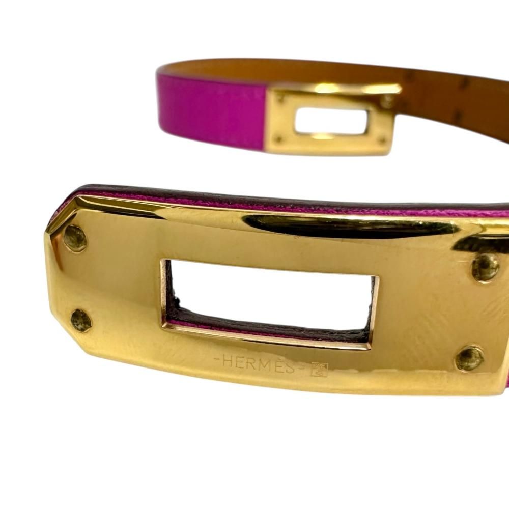 美品箱付き　HERMES ケリー　ドゥブルトゥール A刻印　パープル　ゴールド 美品箱付き HERMES ケリー ドゥブルトゥール A刻印 パープル ゴールド