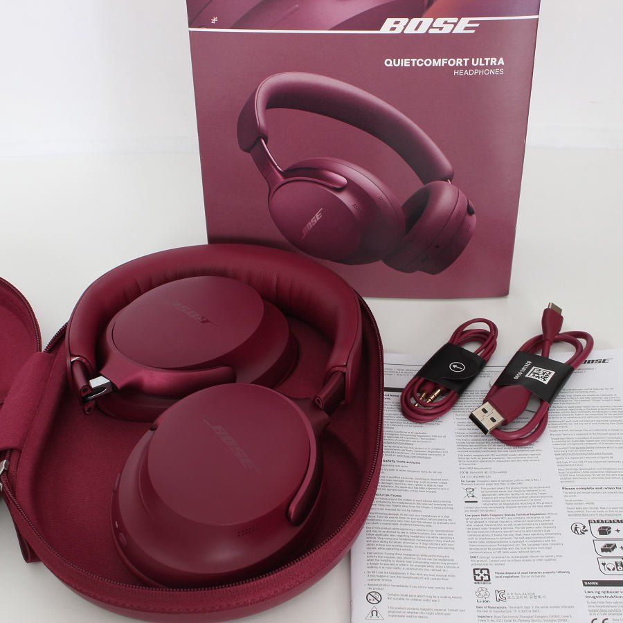 Bose QuietComfort Ultra Headphones ディーププラム ワイヤレスヘッドホン ノイズキャンセリング ボーズ 本体