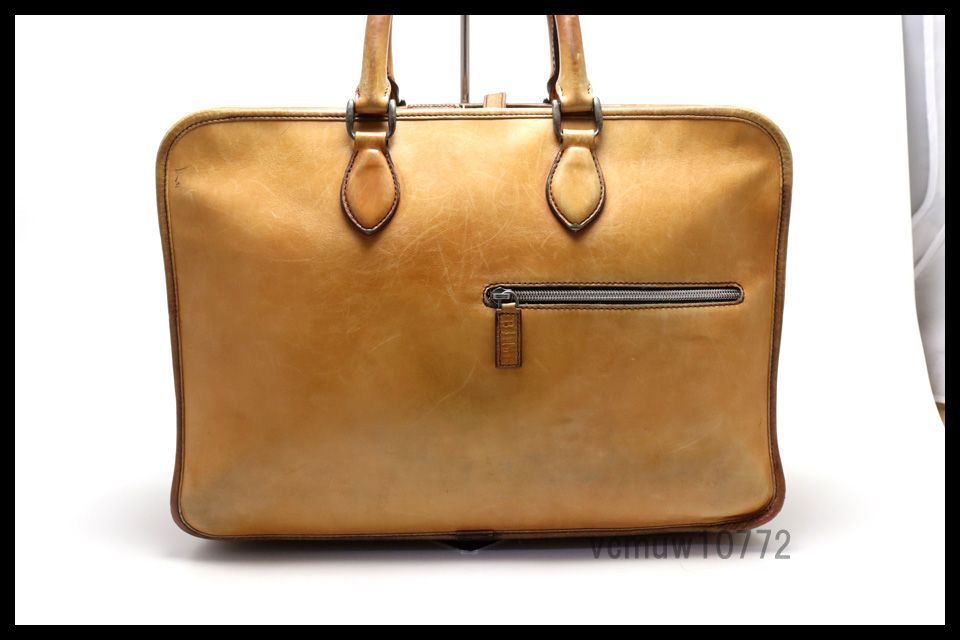 美 Berluti ドゥジュール レザー ビジネスバッグ ブリーフケース ベルルッティ 1106 zm 18317