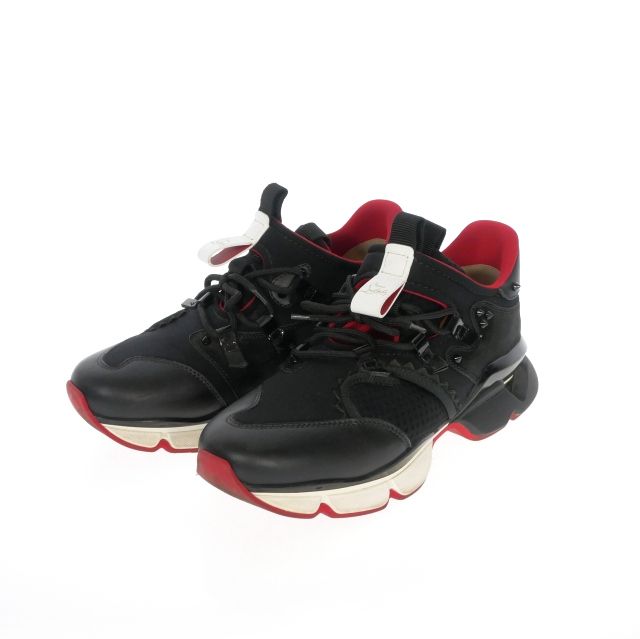 クリスチャンルブタン Christian louboutin Red Runner スニーカー 靴 41.5 ブラック 黒