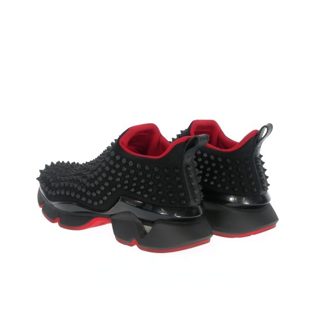クリスチャンルブタン Christian louboutin Spike Sock ローカットスニーカー 靴 41.5 ブラック 黒