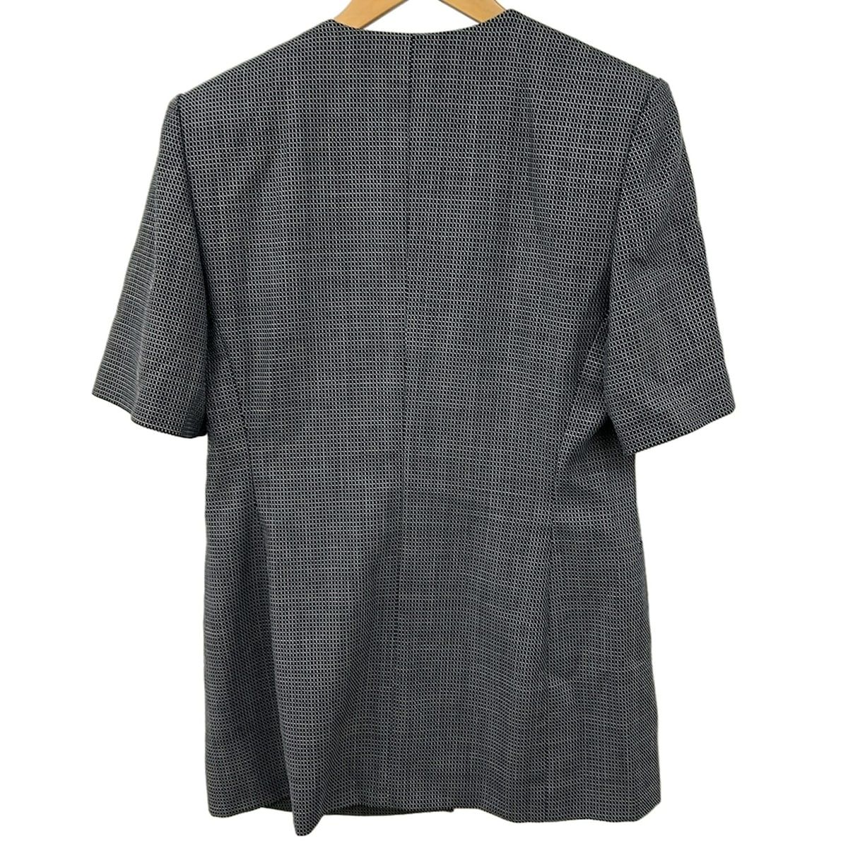 美品✨️クリスチャンディオール Dior ノーカラージャケット チェック 半袖 DIOR/ChristianDior(ディオール/クリスチャンディオール) ジャケット