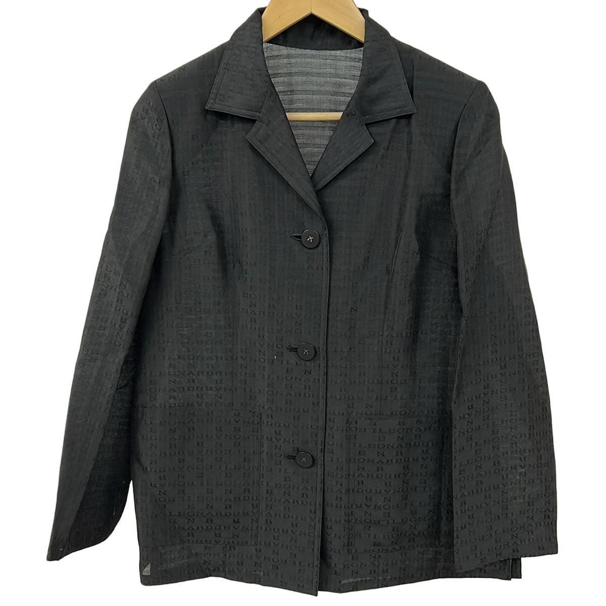 LEONARD(レオナール) ジャケット サイズ11AR M レディース美品 - 黒