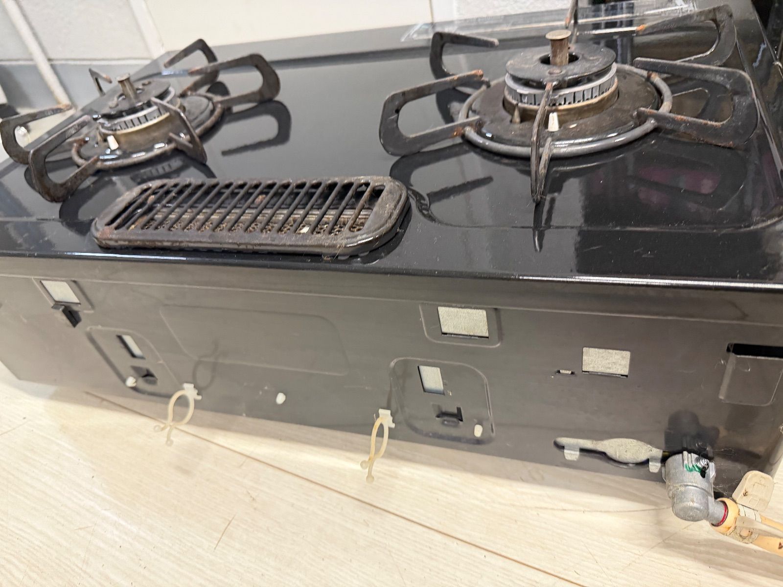 パロマ ガスコンロ 【都市ガス用】 NK-S87GT-1R 2019年製 中古 パロマ ガスコンロ NK S87GT 1R 都市ガス - メルカリ