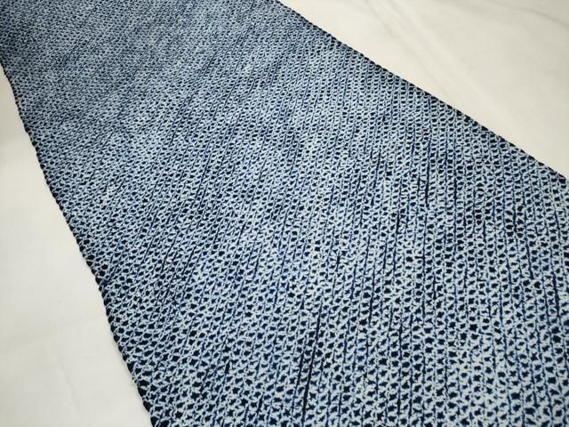 ∴ 上 夏物 男性 浴衣 有松鳴海絞り 反物 着尺 キングサイズ 三浦絞り 松坂屋扱い 綿 kh 6