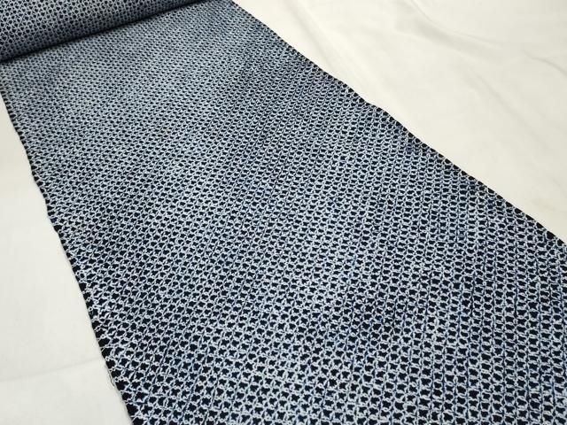 ∴ 上 夏物 浴衣 有松鳴海絞り 反物 着尺 三浦絞り 綿 kh 6