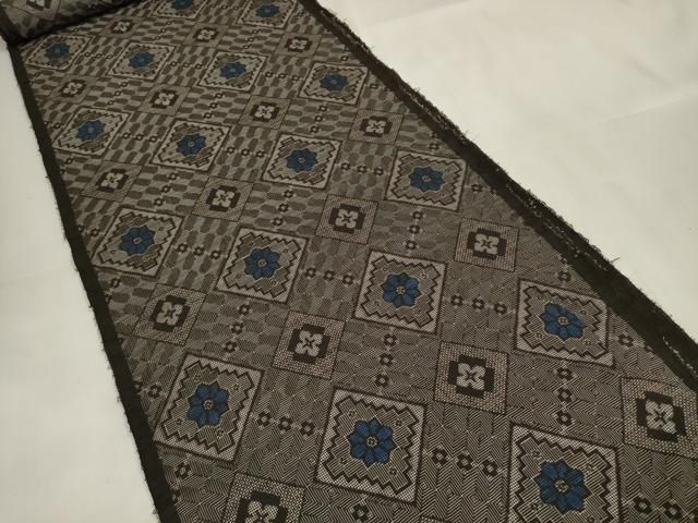 本場大島紬 龍郷絣 反物 着尺 徳喜八郎作 証紙付き kh 6