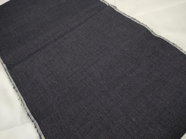 上 本場結城紬 重要無形文化財 廣田紬 反物 着尺 証紙付き kh 6
