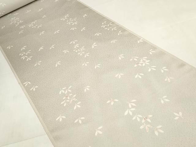 上 銀座きしや 付下げ 反物 着尺 彩綾織 舞花文 kh 6