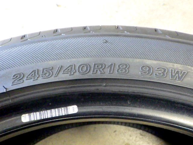  M 246 G 製造 約8部山 BS REGNO GR XⅡ 245 40 R 18 2本 13インチ サマータイヤ ノーマルタイヤ