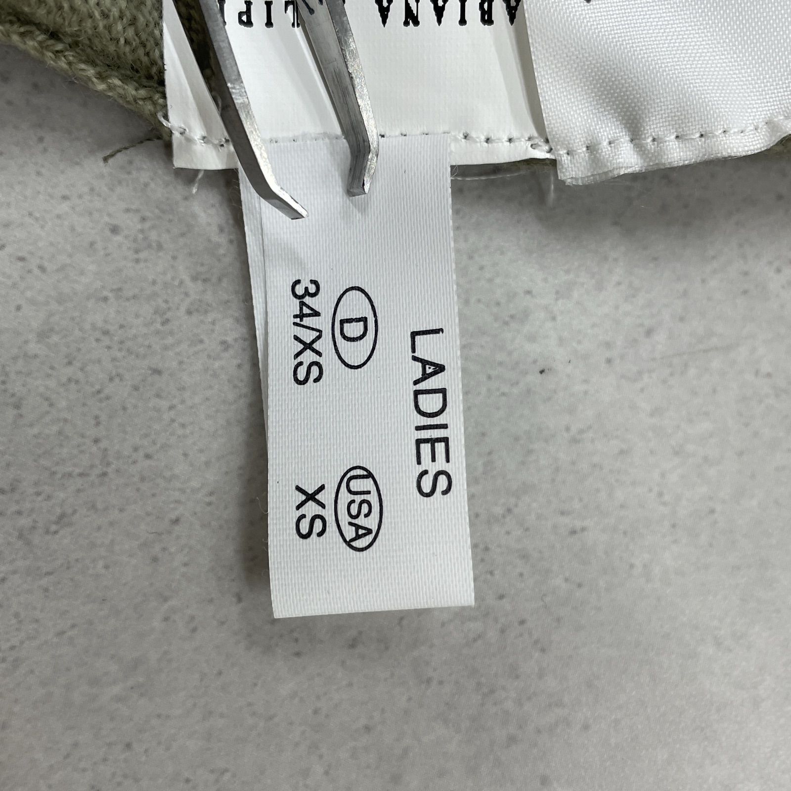  FABIANA FILIPPI ファビアナフィリッピ ニットパーカー カーディガン モニーレ オーバーサイズ フード カシミヤ100％ カーキ イタリア製 レディース XS 五分袖 七分袖 ニット セーター