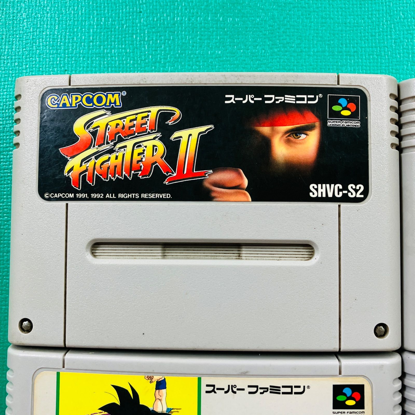 ドラゴンボールストリートファイターセット カセットのみ4点セット】スーパーファミコン ストリートファイターII