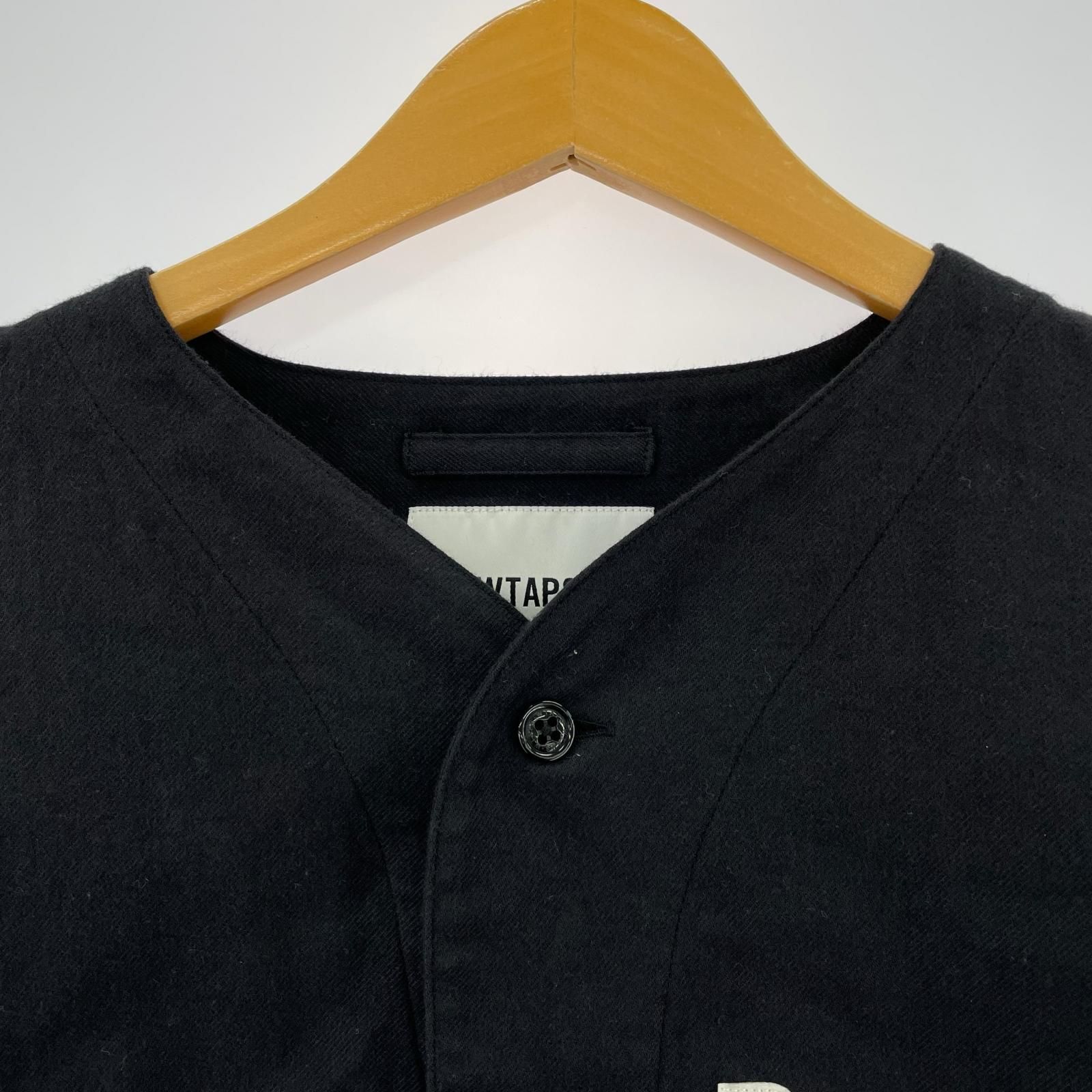 WTAPS シャツ ブラック 03 222TQDT-SHM05 - メルカリ
