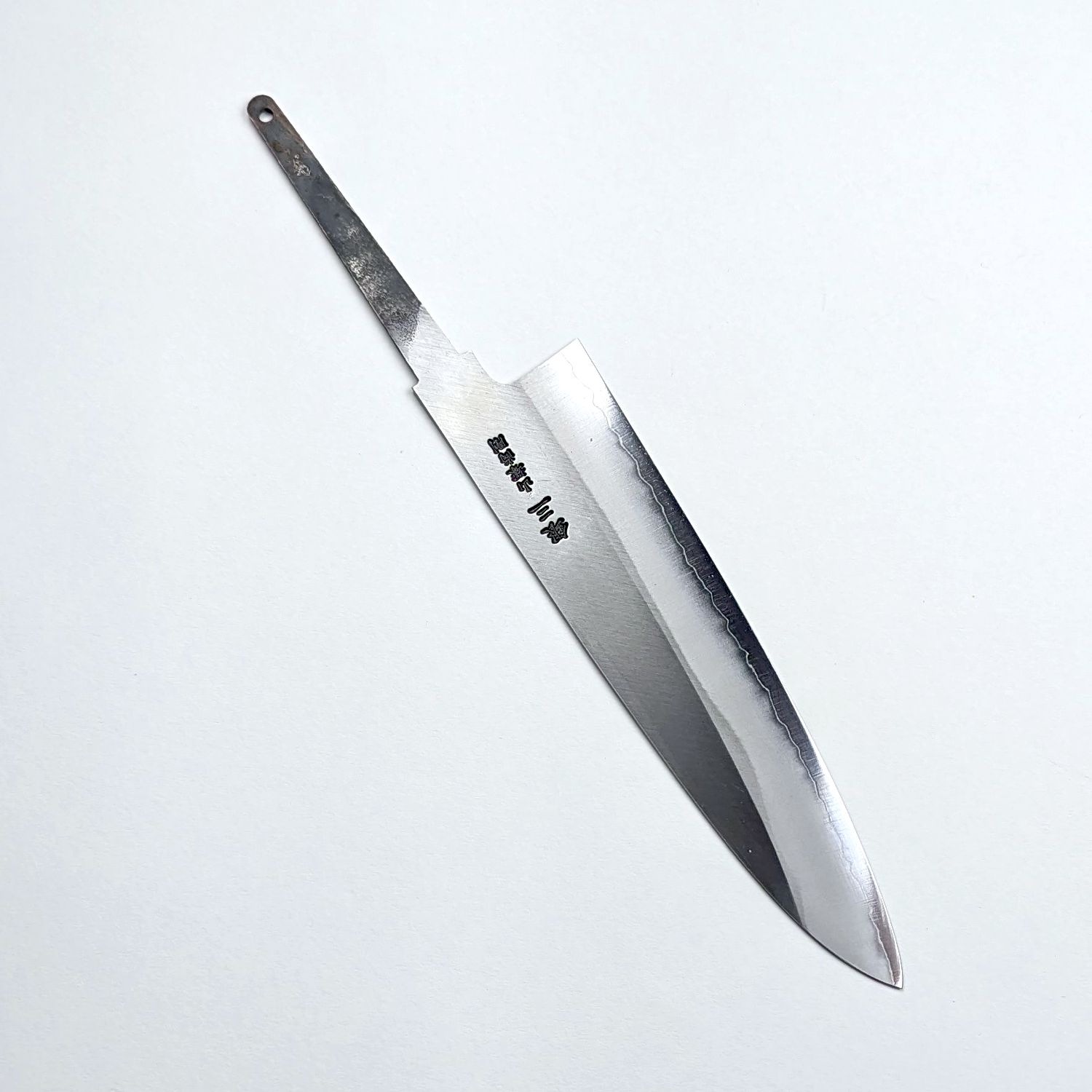 山塚刃物 銀三 カスミ仕上げ 210 mm 牛刀 柄無し