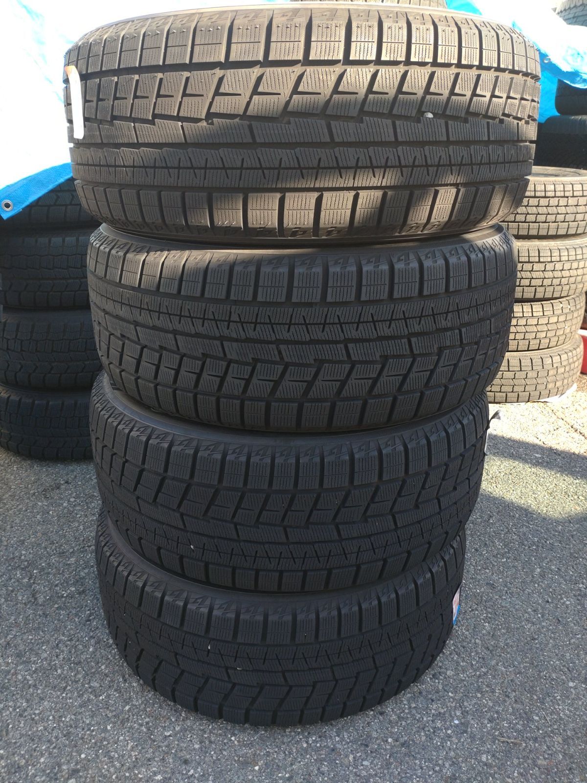 バリ山 ヨコハマ iceGUARD iG 60 225 55 R 16 製 4本セット スタッドレスタイヤ