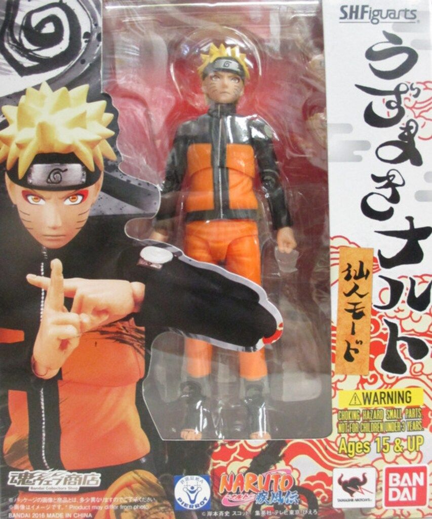 バンダイ S H Figuarts NARUTO ナルト 疾風伝 うずまきナルト 仙人モード