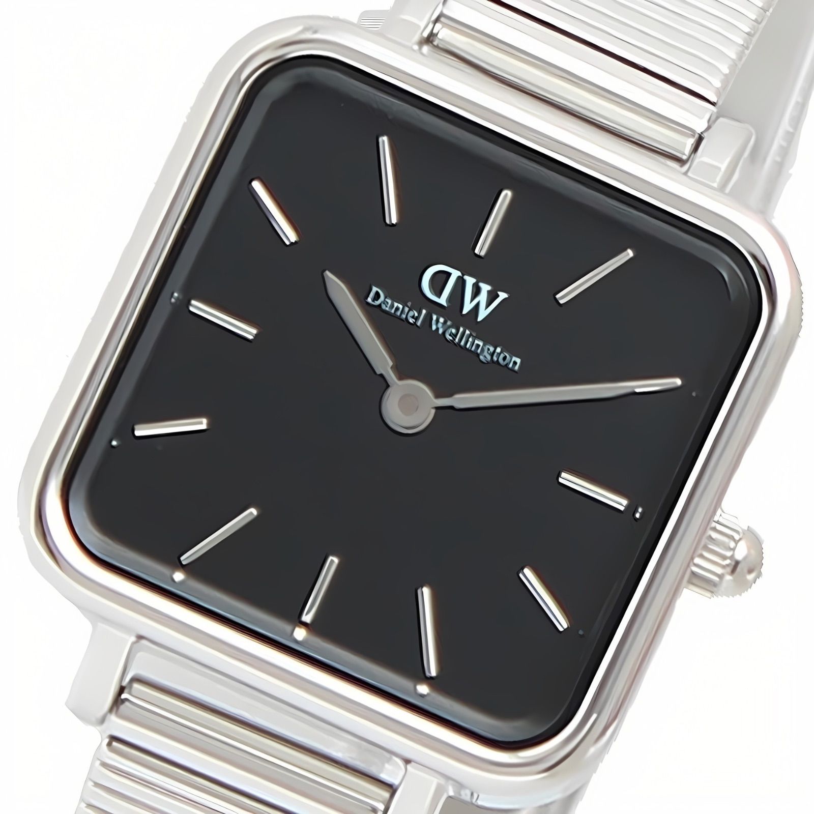 ギフト対応可 ダニエルウェリントン DANIEL WELLINGTON 腕時計 Quadro Studio Silver クアドロ シルバー ブラック レディース アナログ クオーツ おしゃれ ブランド 記念 プレゼント ギフト