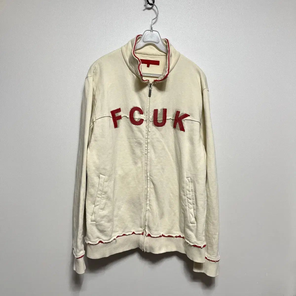 FCUK JEANS Jpn ヴィンテージ ジップアップ ジャケット