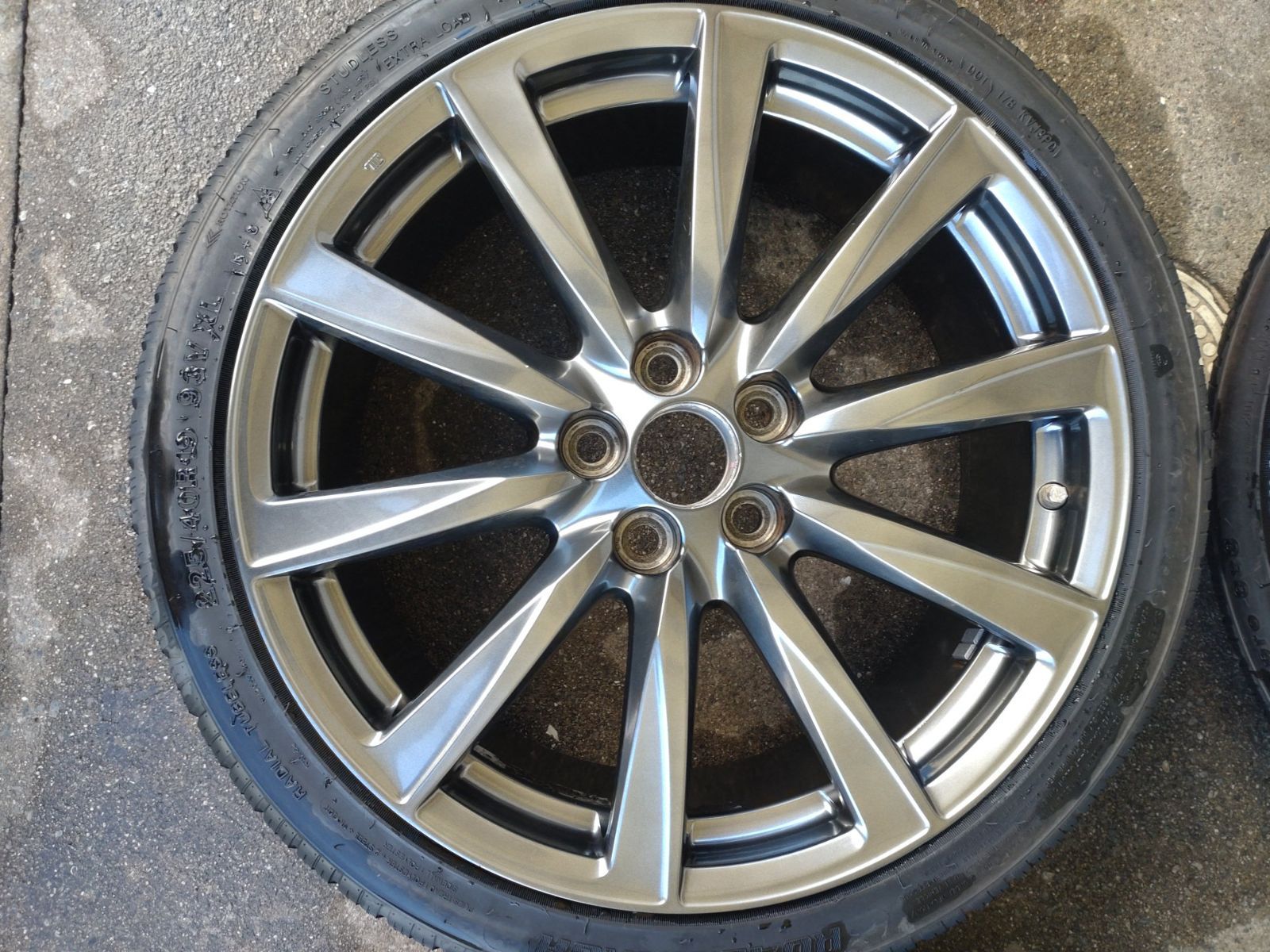 レクサス LEXUS IS F USE 20 19インチ ホイール 19 8 J 45 9 55 114 3 5 H ＆ 225 40 R 255 35 4本