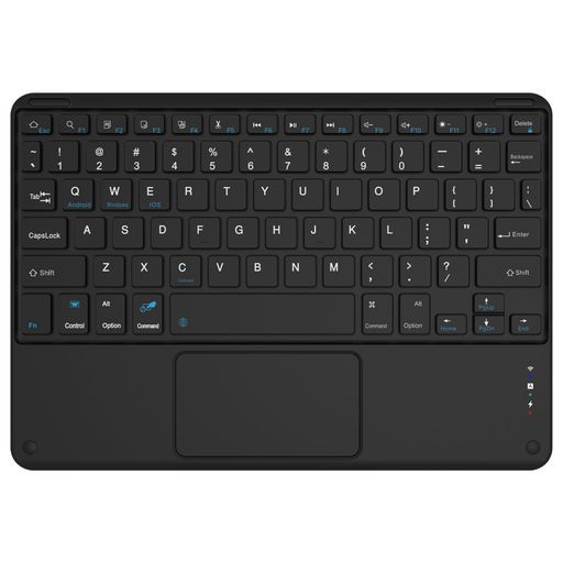 アビドパッドワイヤレスキーボードbluetooth充電式薄型bluetoothキーボードタッチパッド軽量iPadPro/Macbook/Androidタブレット/Windows端末対応静音