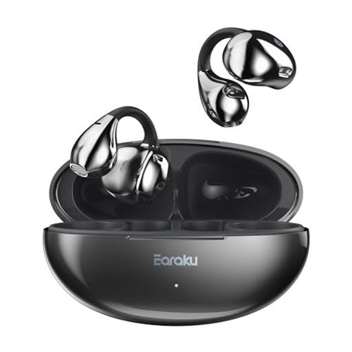 音質至上主義 アクセ感覚のイヤーカフ型 Earaku イアラク SoundClipワイヤレスイヤホンオープンイヤーイヤホンイヤーカフ型超軽量耳を塞がない耳挟み式音漏れ無し骨伝導の革新DSP機能M