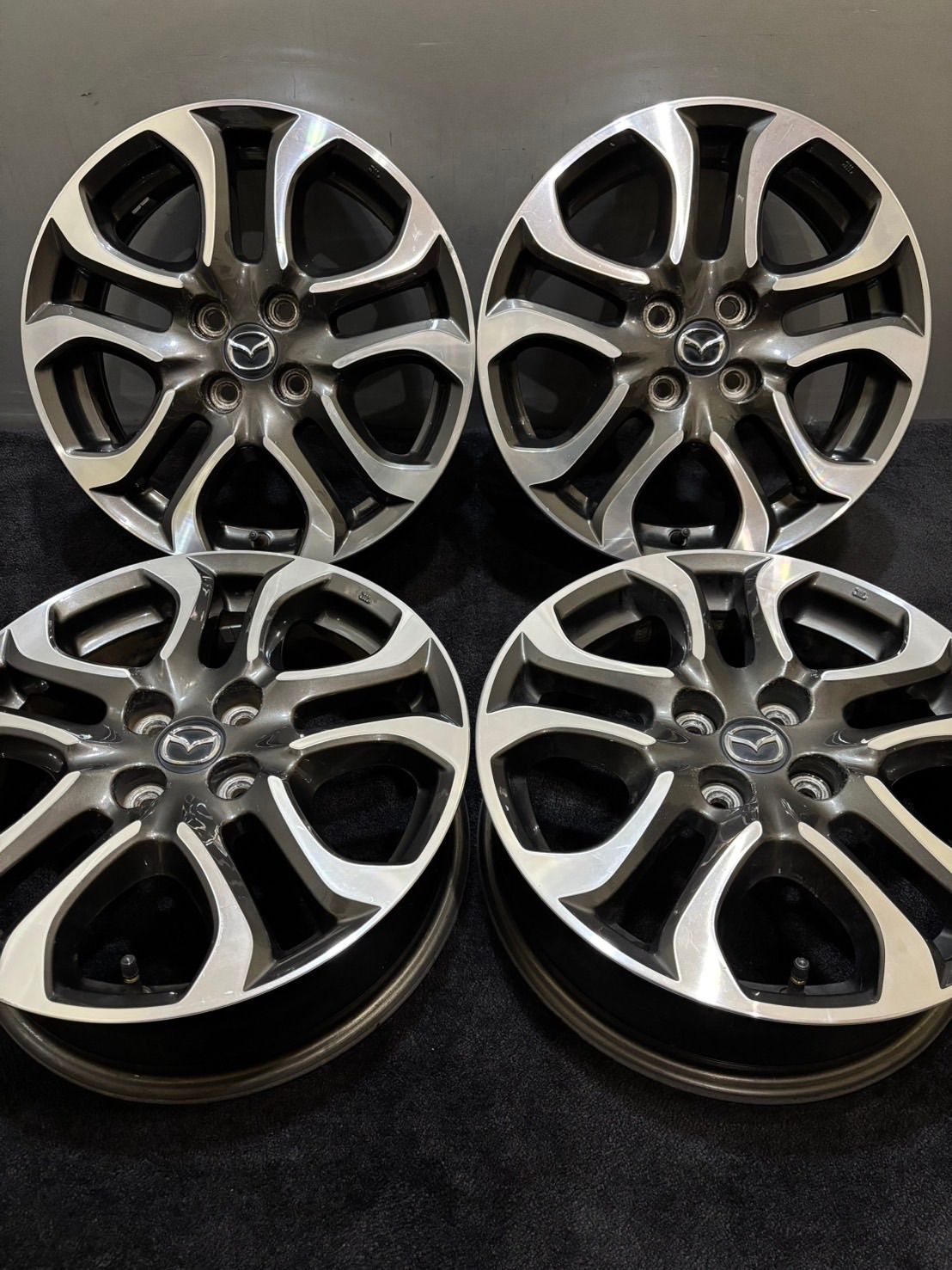 マツダ デミオ 16インチ 5 J 40 100 4 H アルミホイール 4本 MAZDA 2 ロードスター L 101