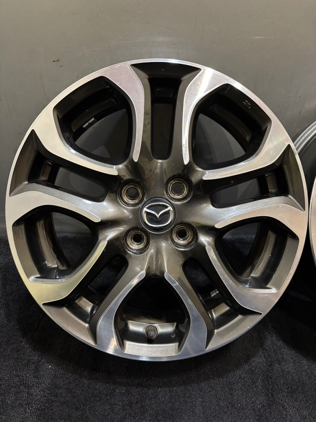 マツダ デミオ 16インチ 5 J 40 100 4 H アルミホイール 4本 MAZDA 2 ロードスター L 101