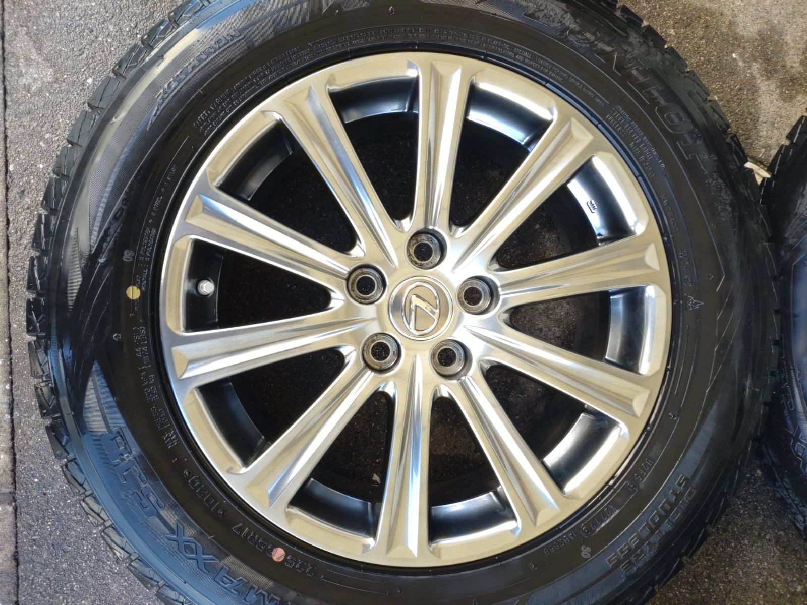 レクサス LEXUS NX 17インチ ホイール 17 7 0 J 35 114 3 5 H ＆ダンロップ WINTER MAXX SJ 8 225 65 R 4本