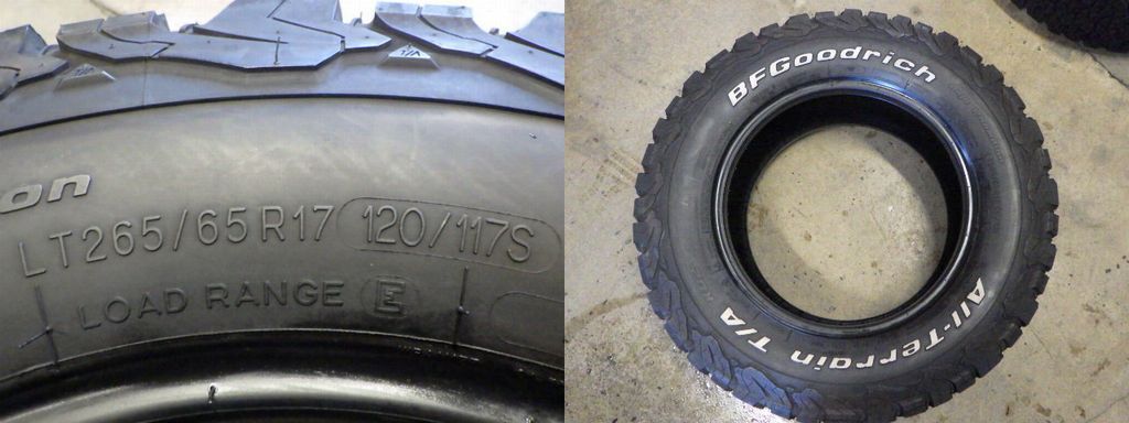  M 258 G 造 約8部山 BFGoodrich ALL TERRAIN T A KO 2 265 65 R 17 120 117 S 4本 13インチ サマータイヤ ノーマルタイヤ