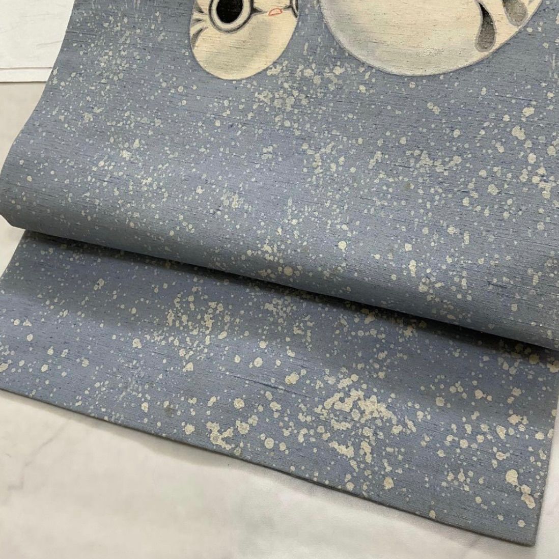 kimono+one◇kimonoarisa◇珍品◇可愛いフグ◇九寸名古屋帯◇正絹◇長