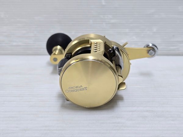 品 シマノ SHIMANO ベイトリール 15 オシア コンクエスト 201 PG 左ハンドル 〇YR 19639〇 ベイトリール(ルアー用) リール