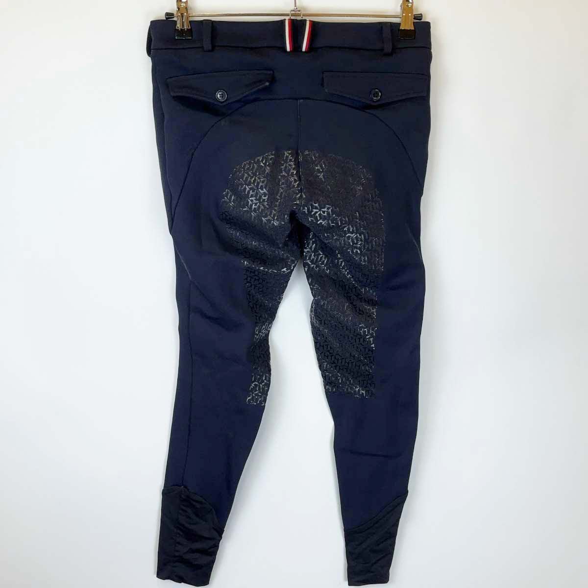 トミーヒルフィガー キュロット パンツ フルグリップ L ネイビー 