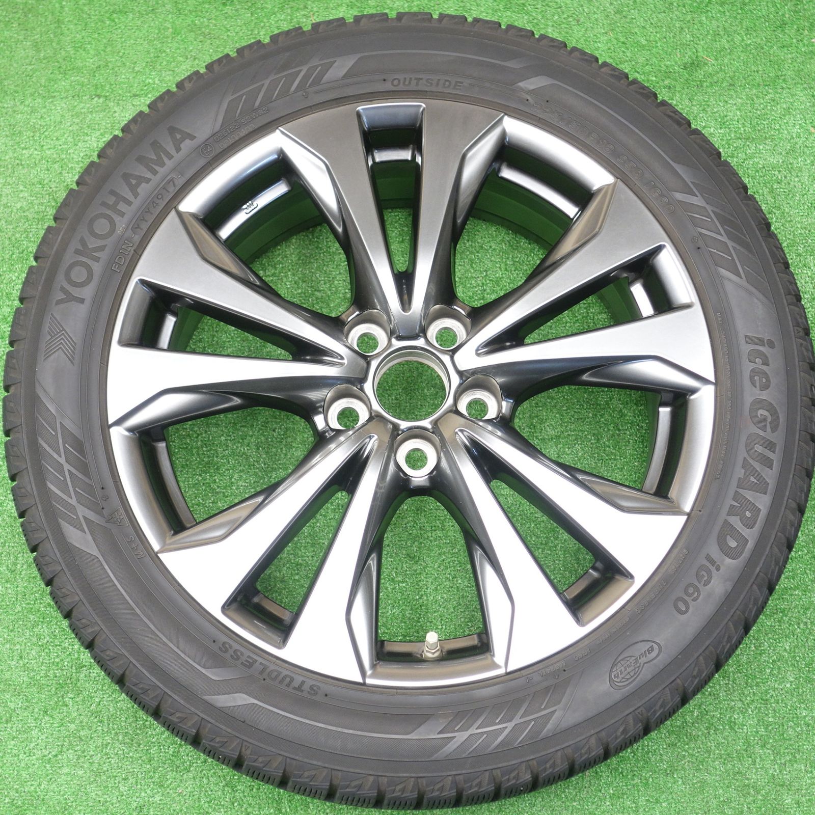 s*k様 【直接引取限定】レクサス　ホイール・スタッドレスセット　225/50R センサー付☆レクサス UX Fスポーツ 純正 225/50R18 スタッドレス