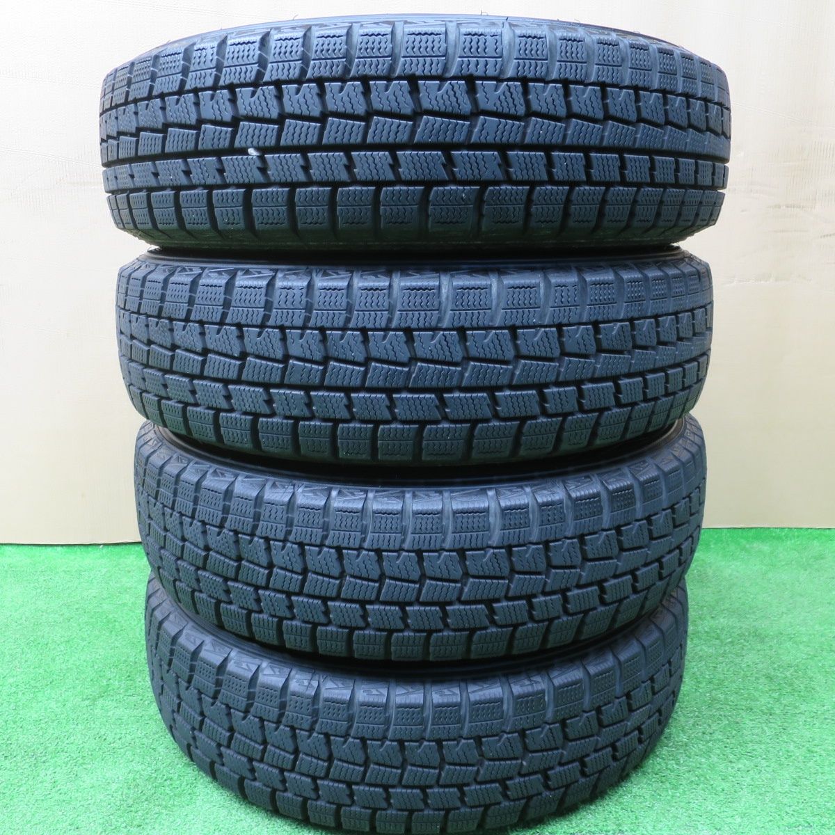 バリ溝！キレイ！9.5分以上☆スズキ MH55S ワゴンR 純正 155/65R14