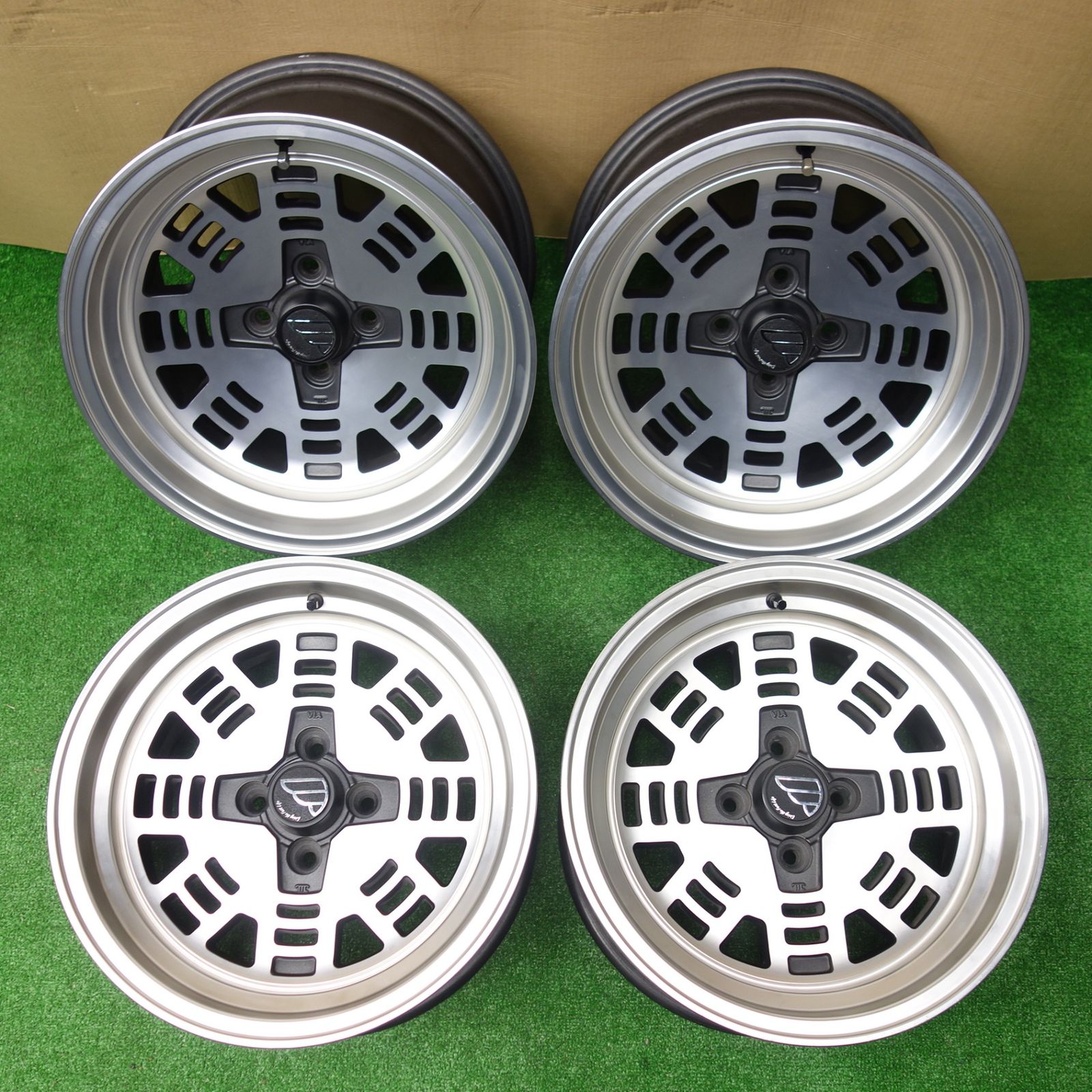 キレイ FATLACE FZ 01 15インチ ホイール ファットレース 15 8 5 J 9 25 PCD 100 4 H ホ