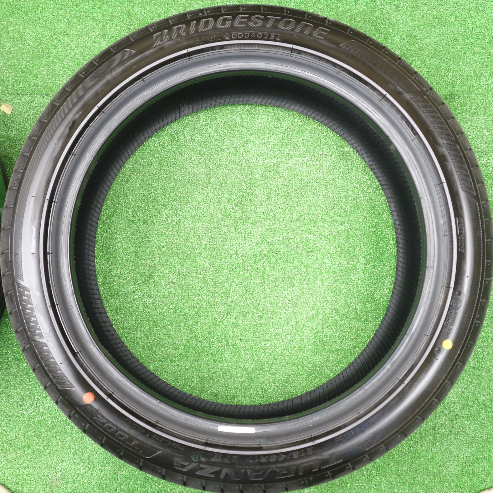 お*や様 新車外し2025年製ブリヂストン TURANZA T002 215/4 新車外し！25年☆215/45R17 ブリヂストン トランザ T002 タイヤ 17