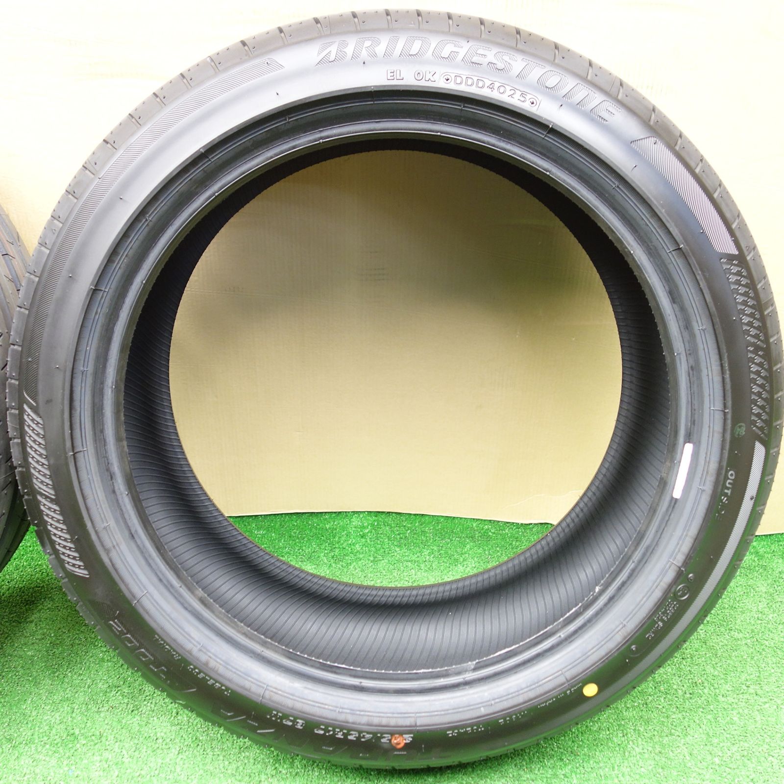 新車外し！25年☆215/45R17 ブリヂストン トランザ T002 タイヤ 17