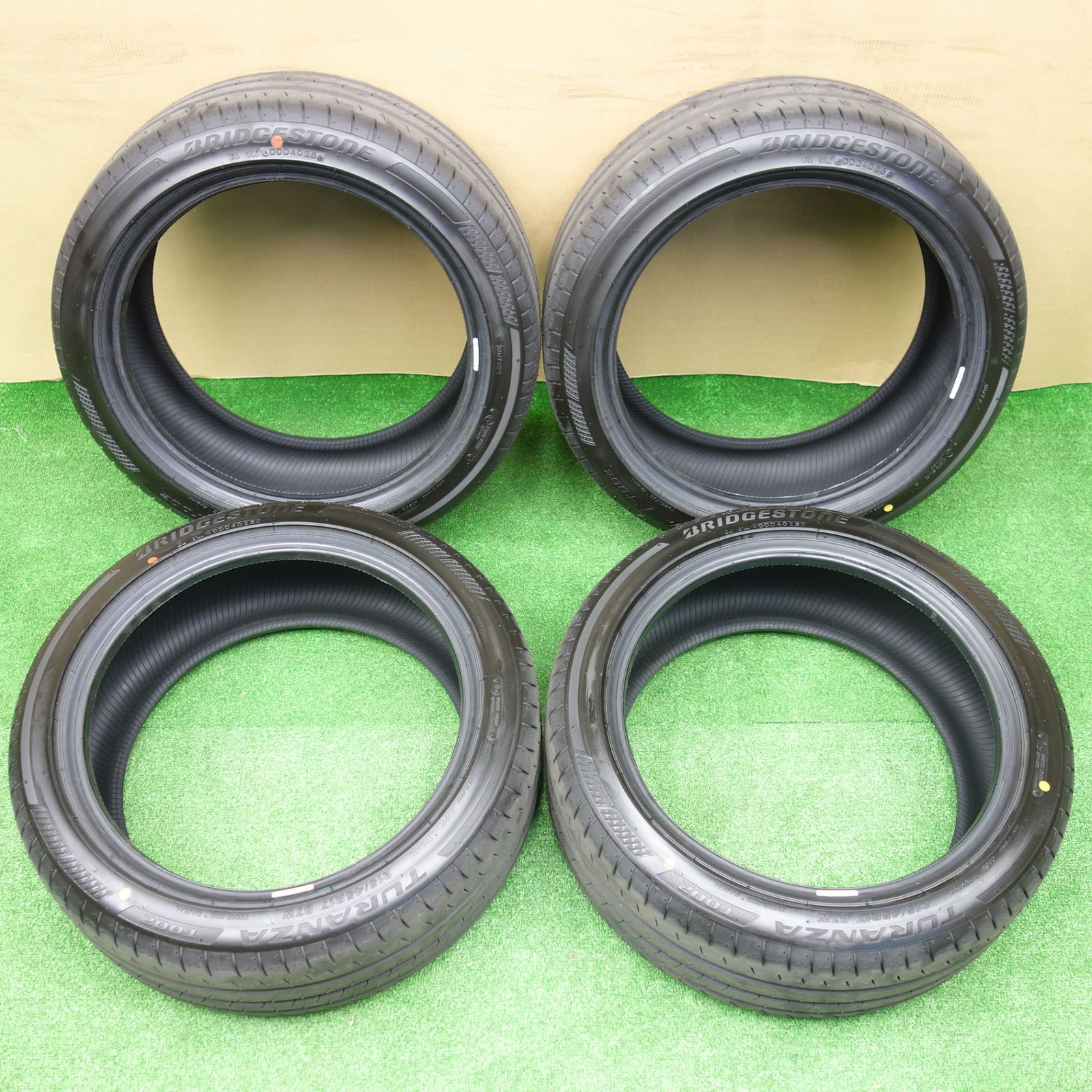 新車外し！25年☆215/45R17 ブリヂストン トランザ T002 タイヤ 17