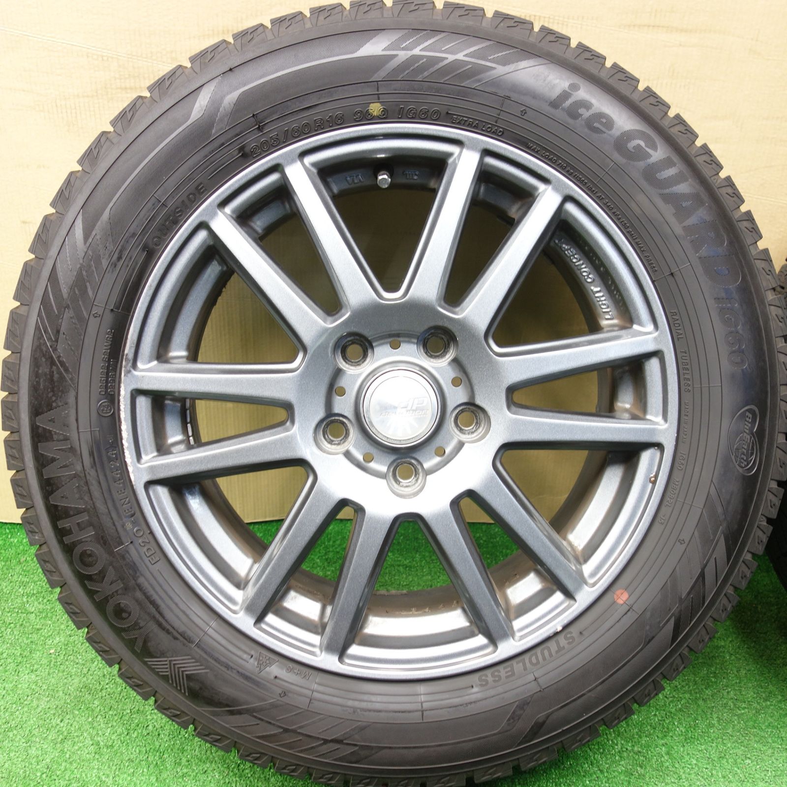 バリ溝 24年 ほぼ10分 スタッドレス 205 60 R 16 ヨコハマ アイスガード iG dP devotion デボーション 16インチ PCD 114 3 5 H ス