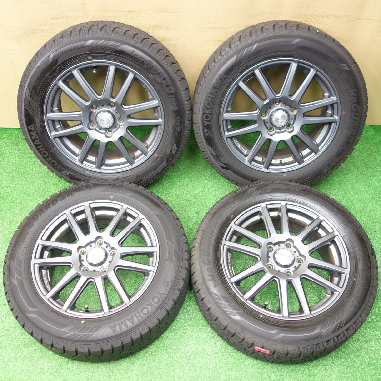 バリ溝 24年 ほぼ10分 スタッドレス 205 60 R 16 ヨコハマ アイスガード iG dP devotion デボーション 16インチ PCD 114 3 5 H ス